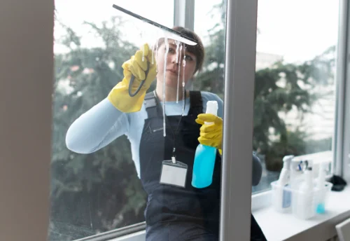 Nettoyage de vitres intérieures et extérieures à Meucon